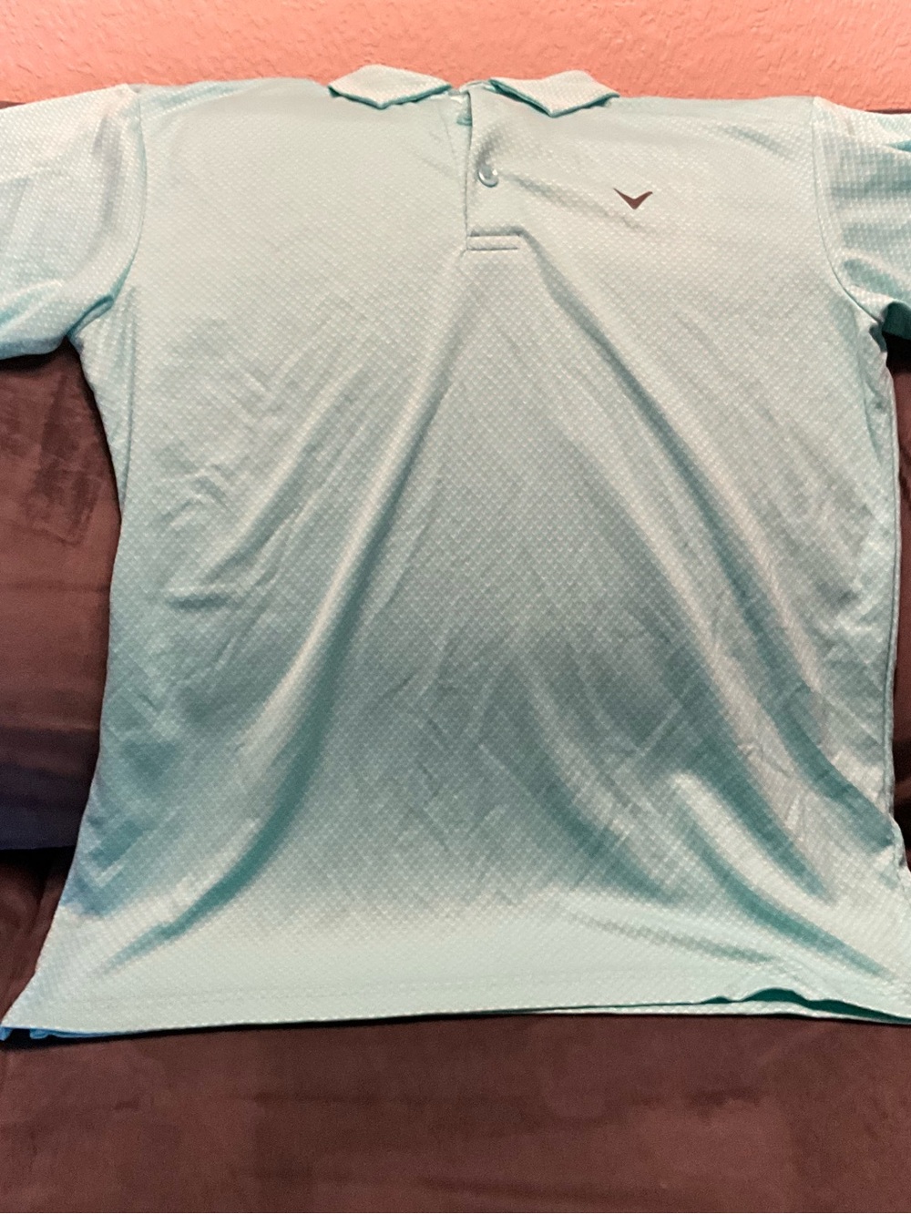 Callaway Light Aqua Men's Golf Polo